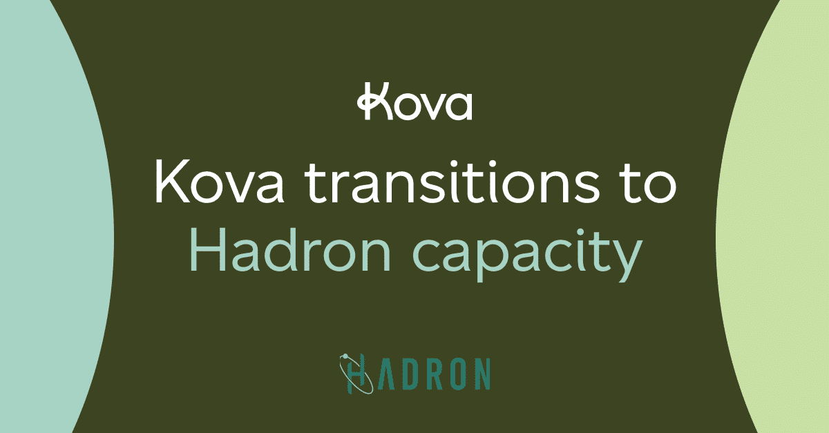 Kova Professions announces multi-year capacity agreement with Hadron